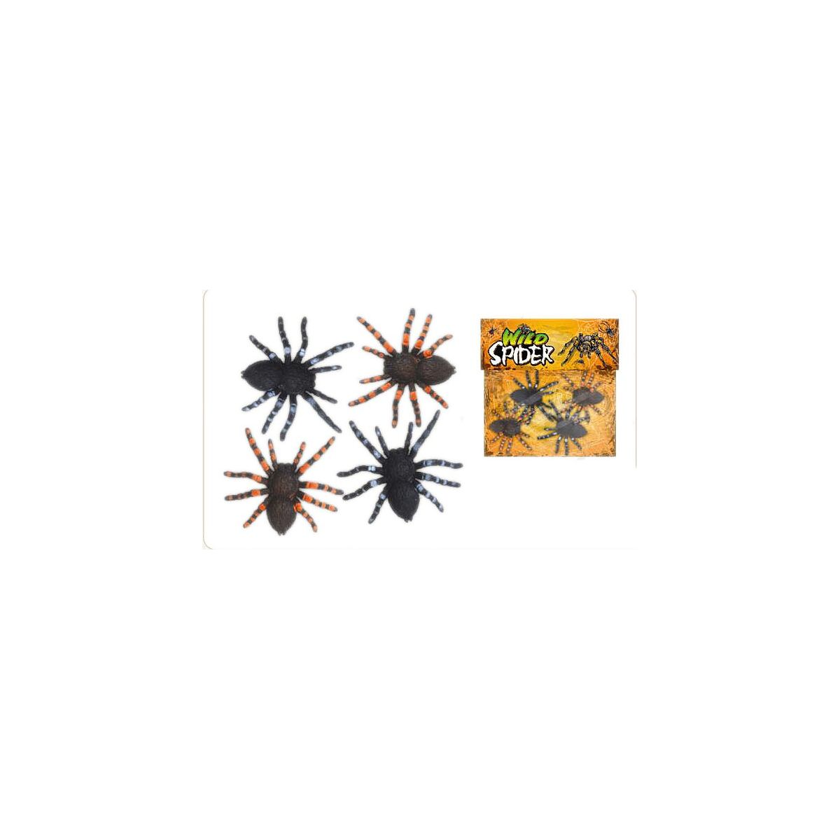 Figurka Adar pająk plastikowy 10cm 4szt. (575554)