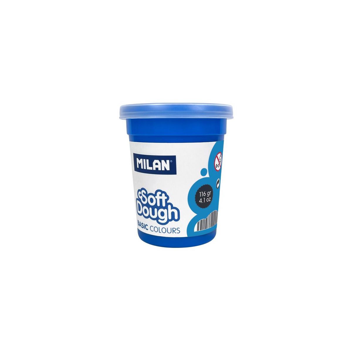 Ciastolina Milan 1 kol. niebieska 116g (9135115204)