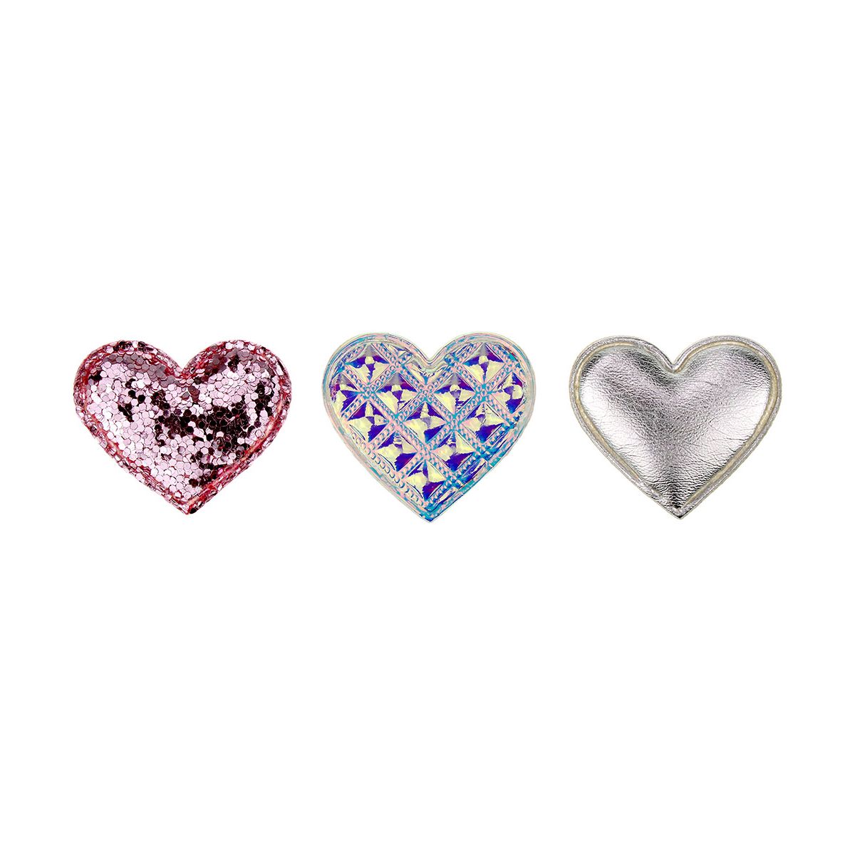 Ozdoba materiałowa Titanum Craft-Fun Series serca samoprzylepne (2324050-pink)