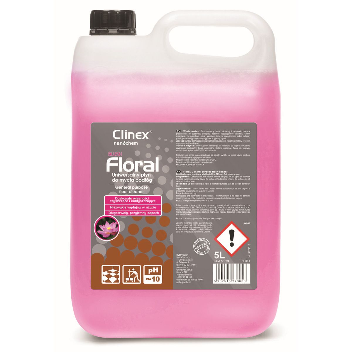 Płyn do podłóg Clinex floral blush 5000ml (CL77894)