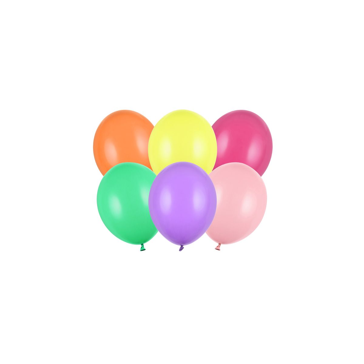 Balon gumowy Partydeco Party Deco BALONY STRONG PASTEL pastelowy 50 szt mix (SB12P-000/50)