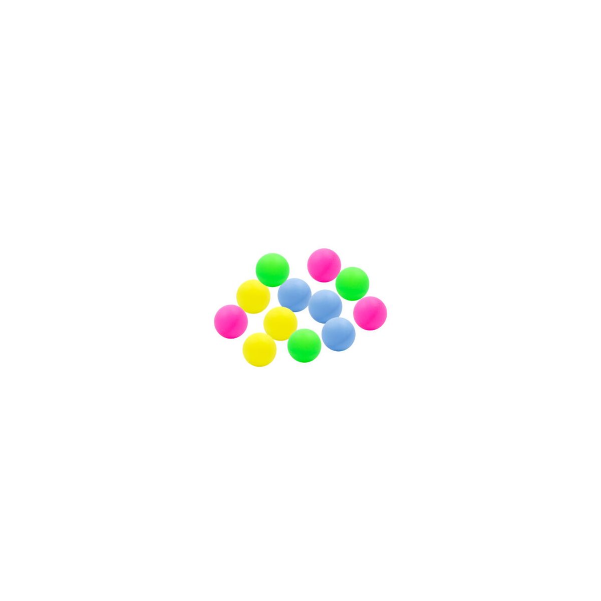 Piłka do tenisa stołowego 12 szt. neon Icom (EB047566)