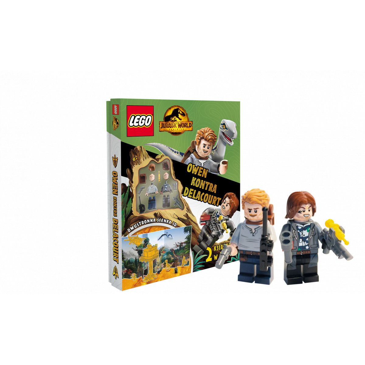 Książka dla dzieci LEGO® Jurassic World™. Owen kontra Delacourt Ameet (PPS6002)