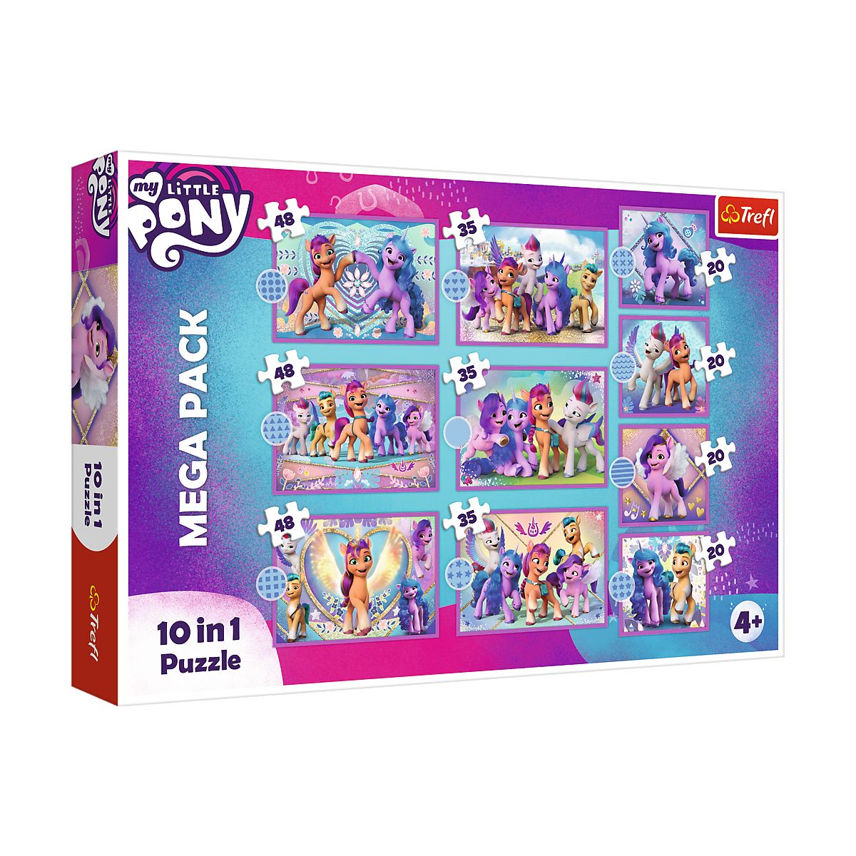 Puzzle Trefl Kucyki Pony 10w1 el. (90389)