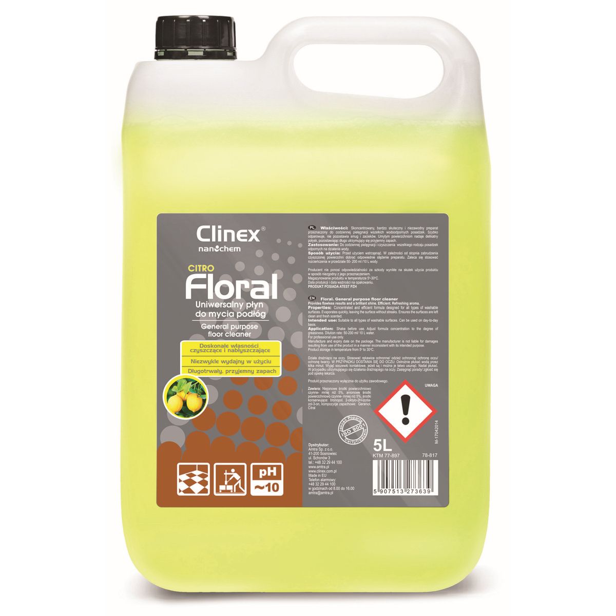 Płyn do podłóg Clinex Floral Ocean 5000ml (77-894)