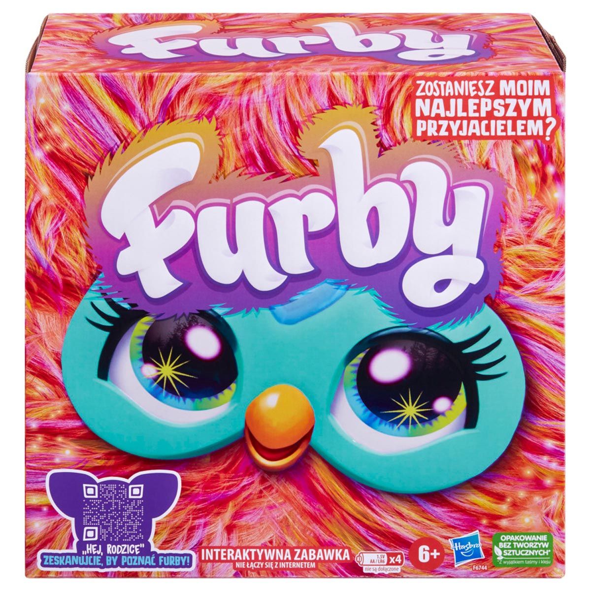 Pluszak interaktywny Hasbro FURBY koralowy (F6744)