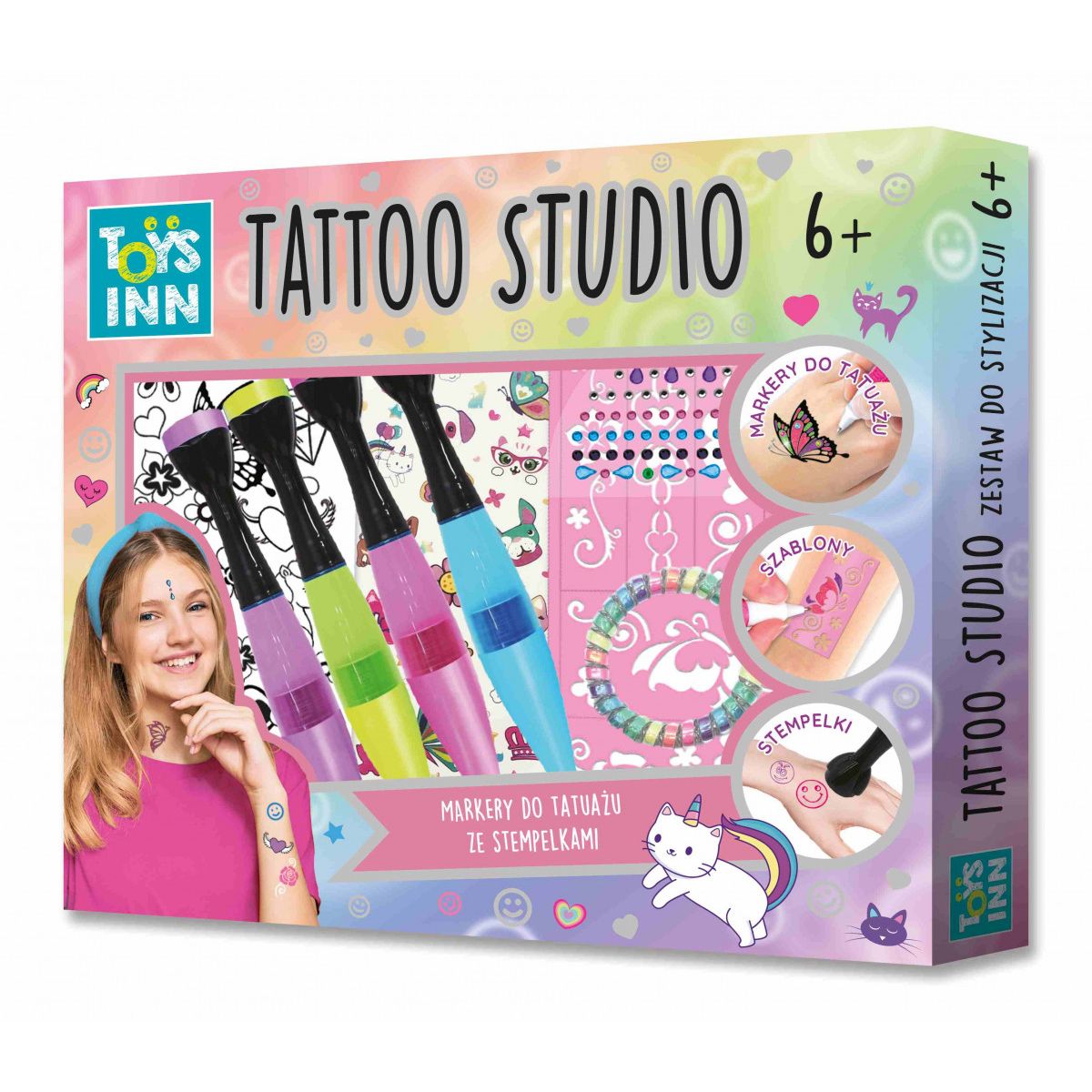 Tatuaż Tattoo studio markery ze stempelkami Stnux (STN8233)