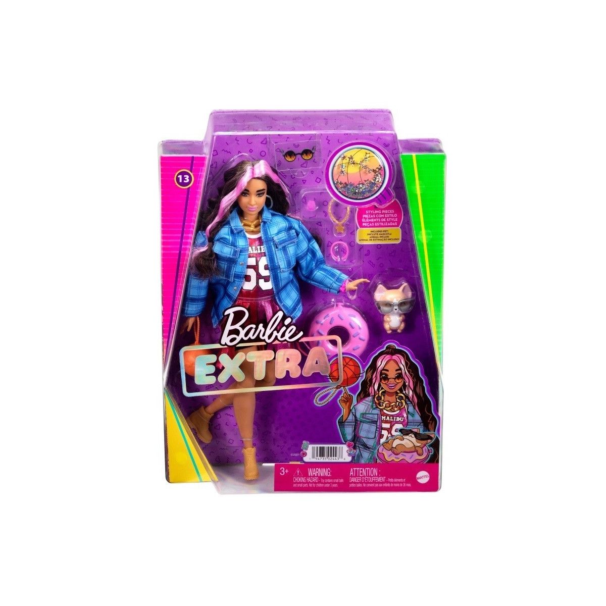 Lalka Extra sportowa [mm:] 290 Barbie (HDJ46)