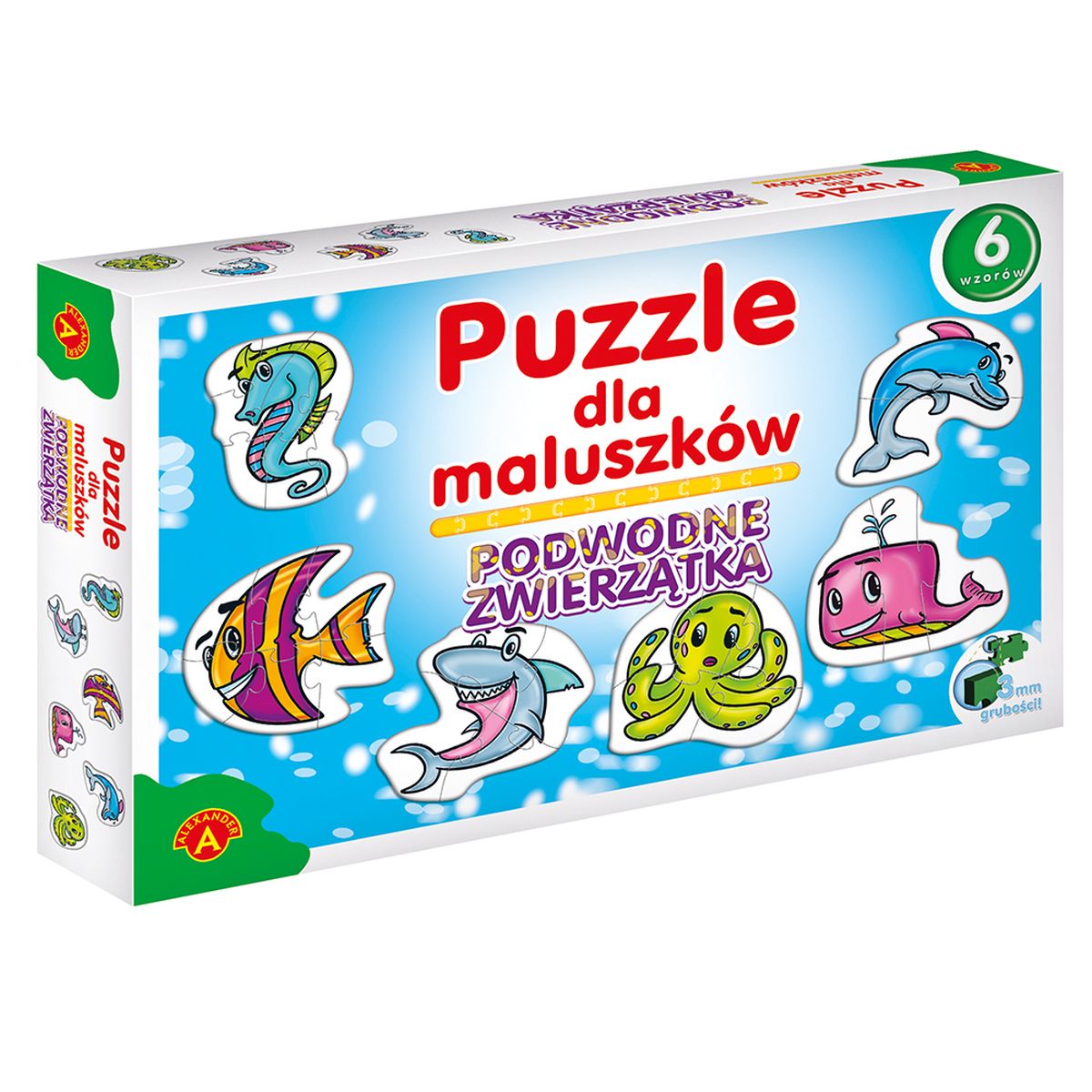 Puzzle Alexander PODWODNE ZWIERZĘTA DLA MALUCHÓW (5906018005363)