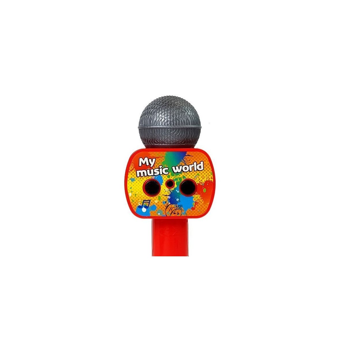 Mikrofon zabawkowy Dziecięcy Bezprzewodowy Karaoke Głośnik Bluetooth Czerwony Lean (7828)