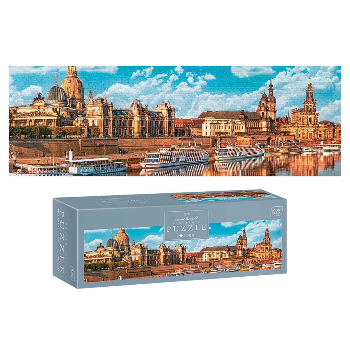 Puzzle Interdruk Around the World 3 PUZZLE 1000 panoramiczne 1000 el. (5902277326300)