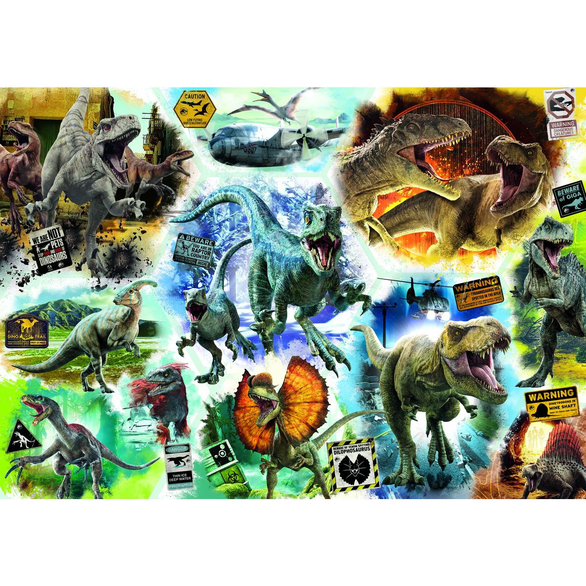 Puzzle Trefl Na tropie Dinozaurów` 1000 el. (10727)
