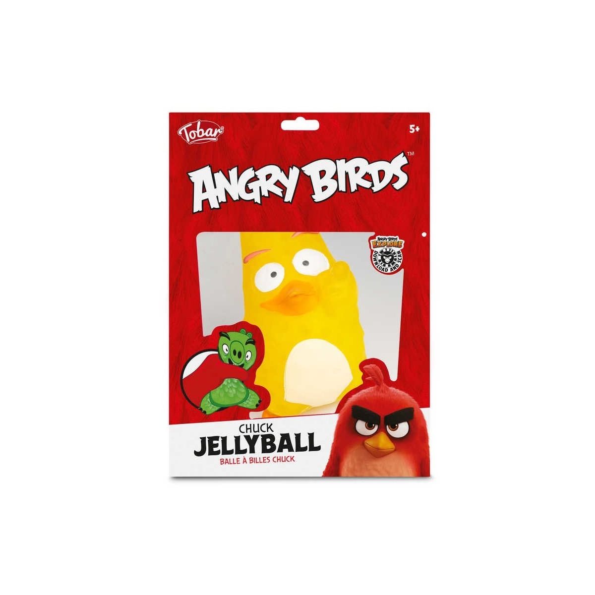 Gniotek Angry Birds Chuck z kulkami Branded Toys