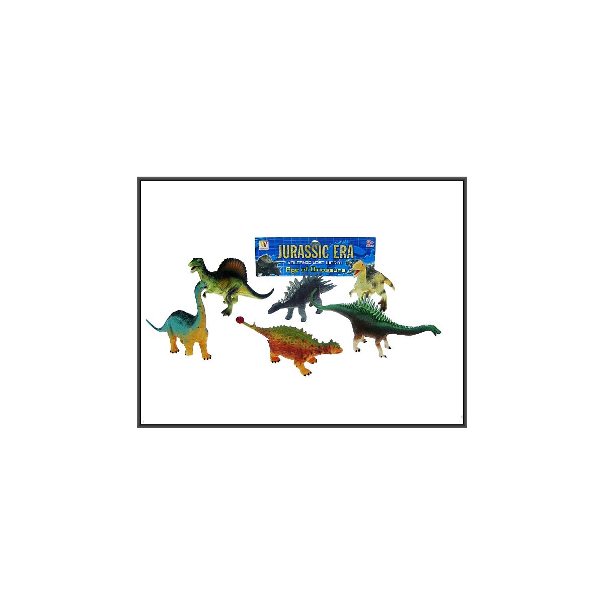 Figurka Hipo 15-17cm Dinozaur Dinozaury 6szt. (HHB02)