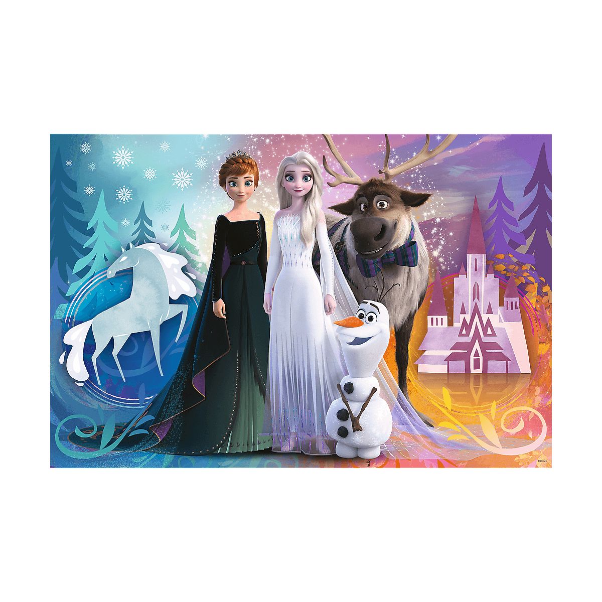 Puzzle Trefl Frozen 2 Super maxi Wesoły Świat Krainy Lodu 24 el. (41000)