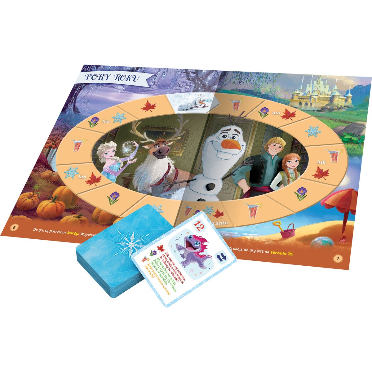 Książka dla dzieci Disney Uczy. Kraina lodu. Gry planszowe Ameet
