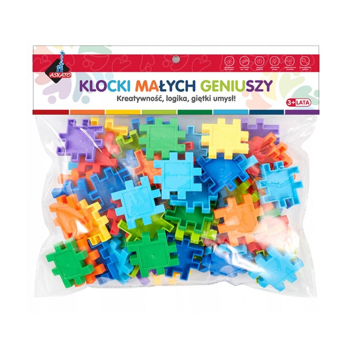 Klocki pozostałe Askato puzzle 75 el. (109497)