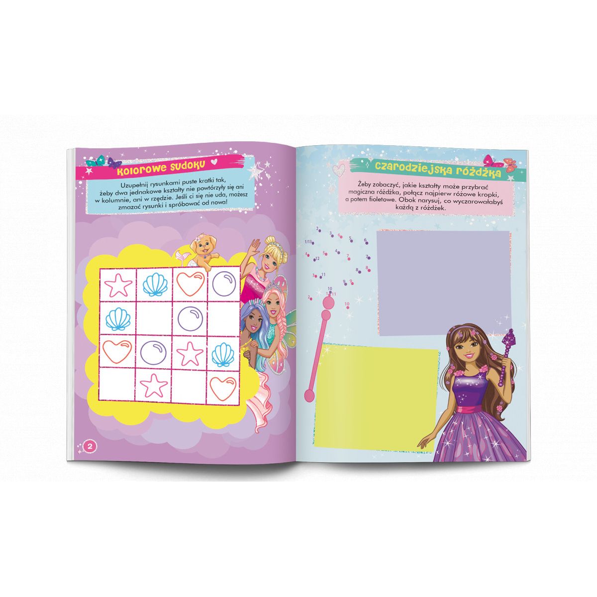 Książka dla dzieci Barbie™ . Zadania do Zmazywaniaki Ameet (PTC 1402)