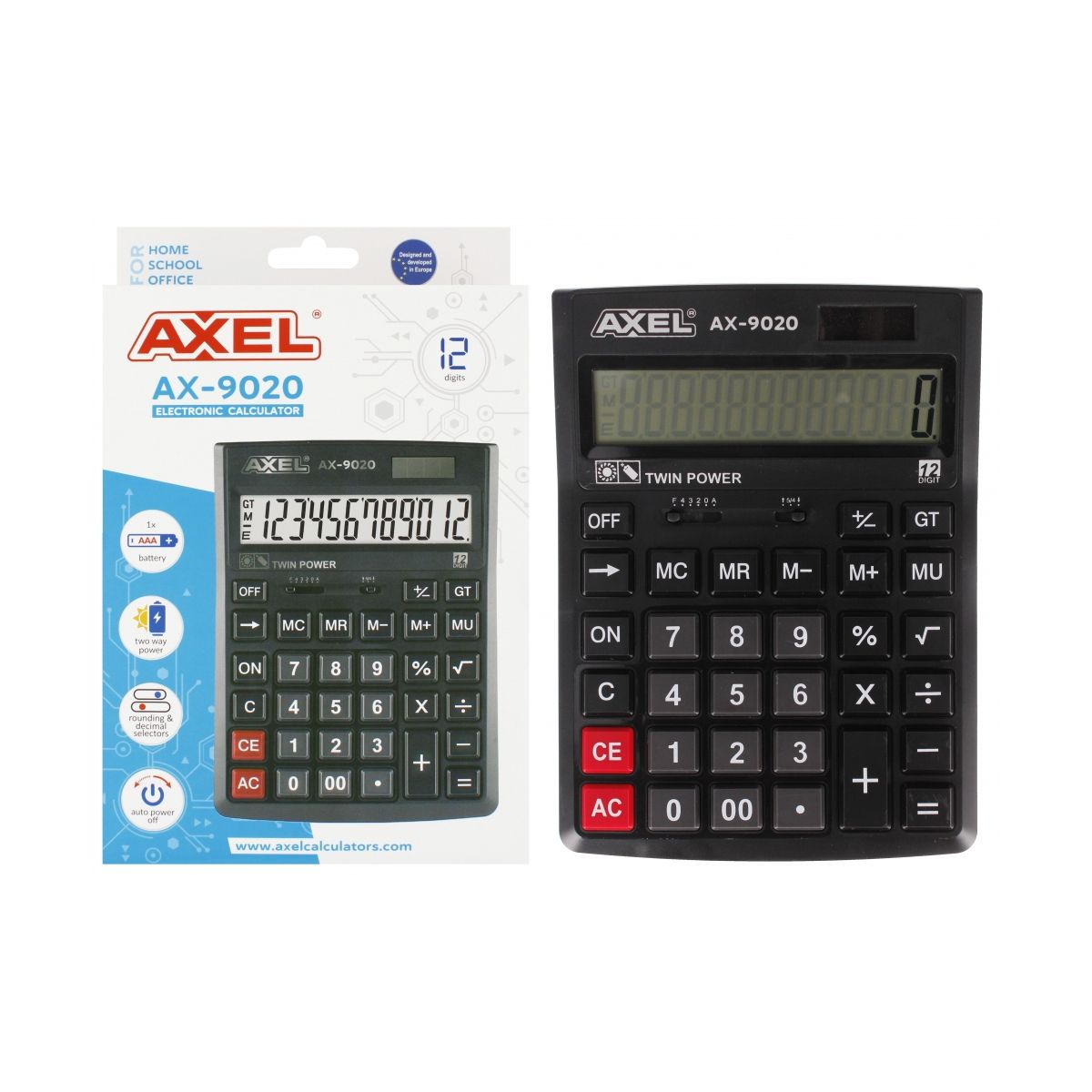 Kalkulator na biurko AX-9020 Axel (517220)