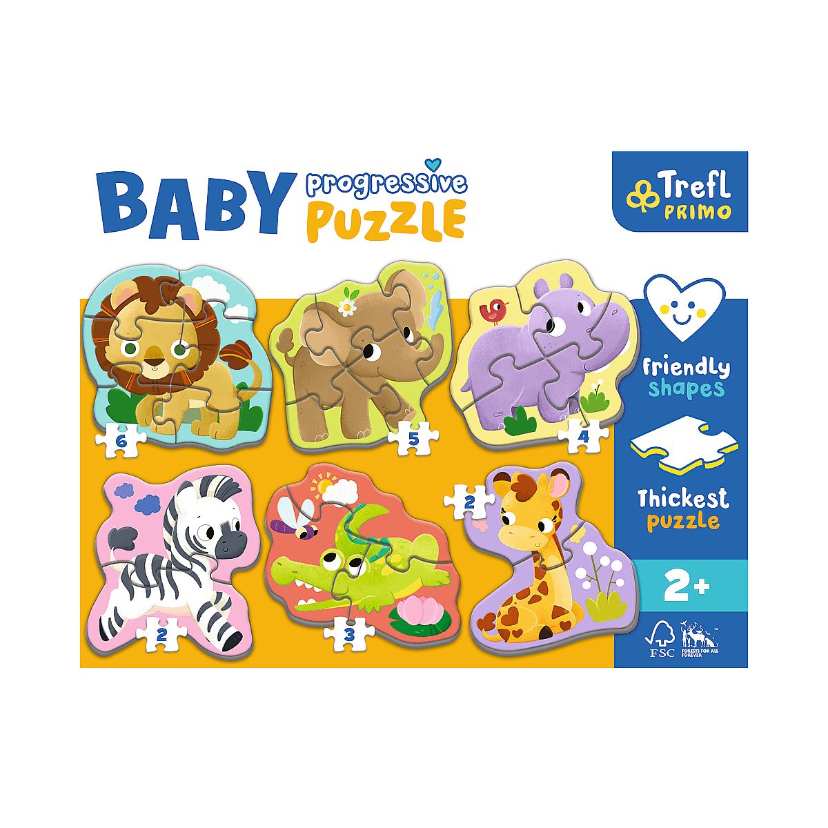 Puzzle Trefl baby Safari (44002)