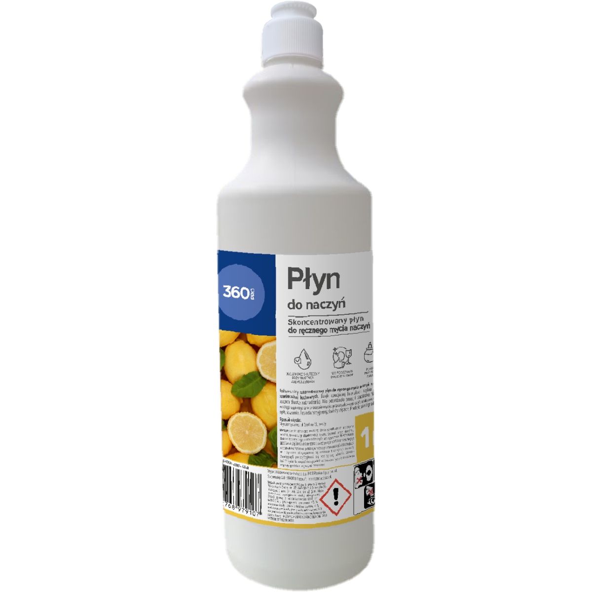 Płyn do naczyń 360 Pro premium cytrynowy 1000ml