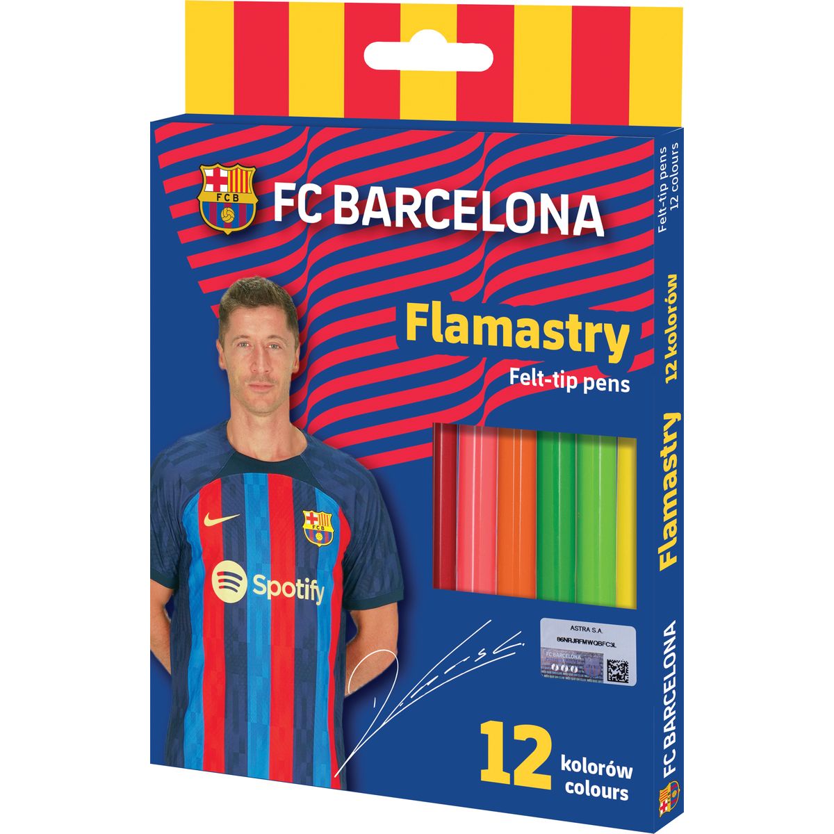 Flamaster Astra okrągłe FC Barcelona 12 kol. (314023050)