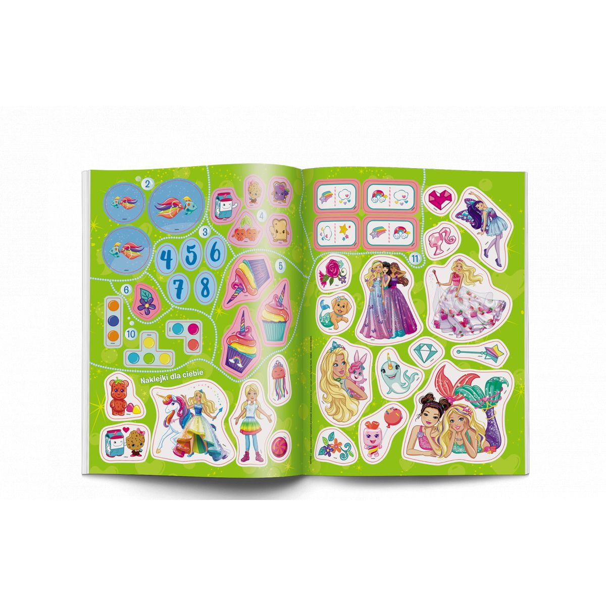 Książka dla dzieci Barbie™. Baw się naklejkami Ameet (stj 1401)