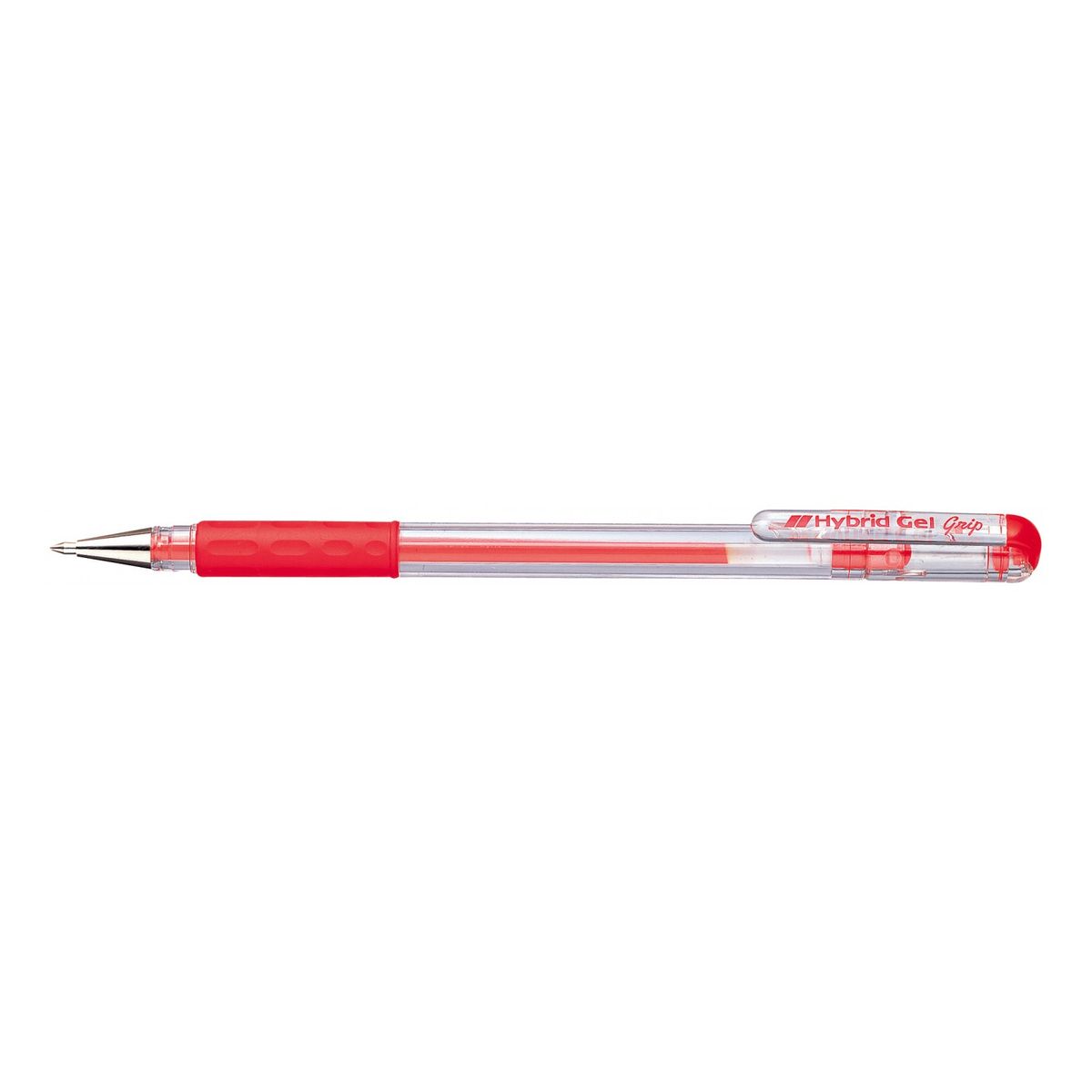 Długopis żelowy Pentel czerwony 0,6mm (K116)
