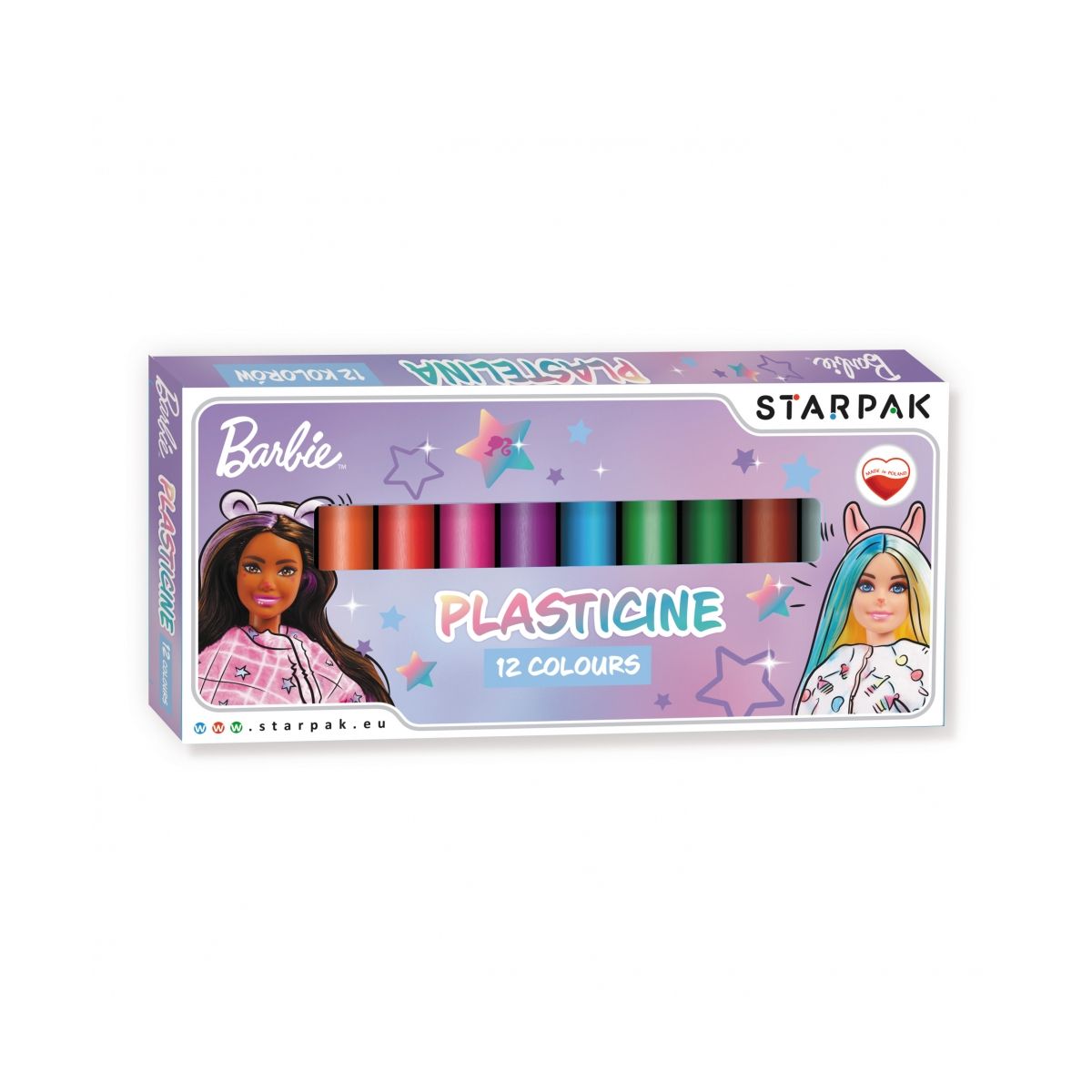 Plastelina Starpak 12 kol. Barbie mix (513956)