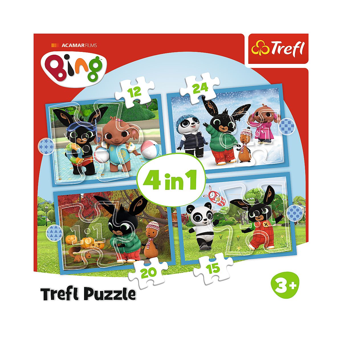 Puzzle Trefl Bing Wesoły Bing (34631)