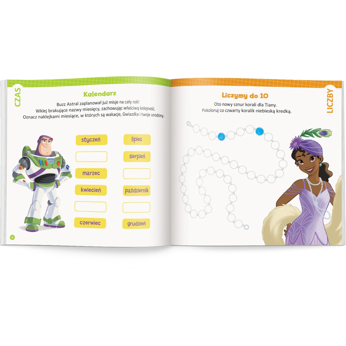 Książka dla dzieci Elementarz matematyczny. Ćwiczenia Disney Uczy. Ameet