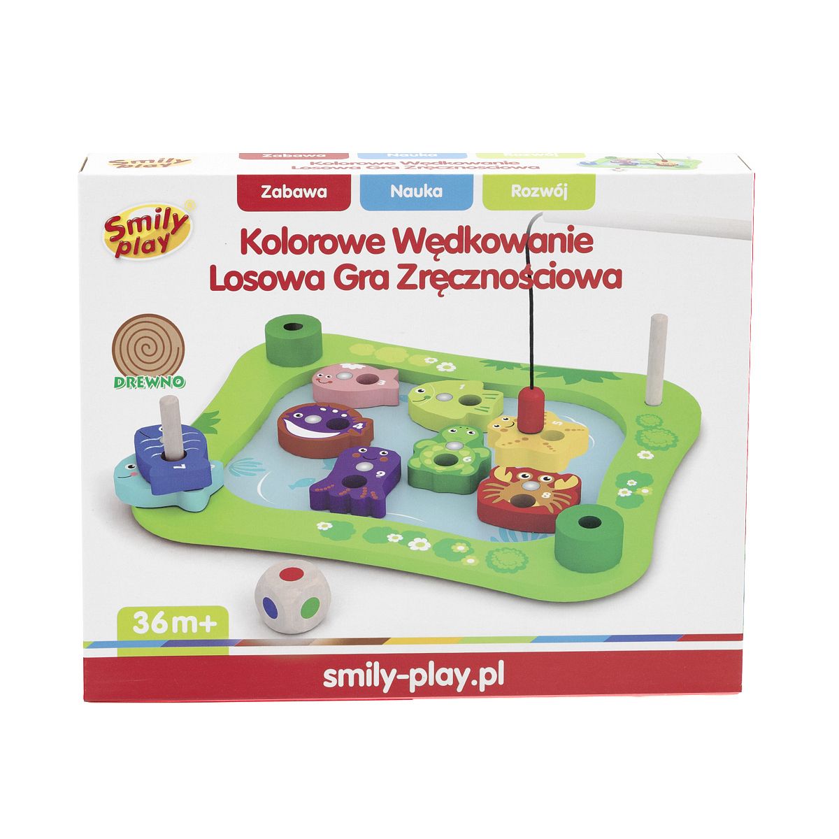 Zabawka edukacyjna kolorowe wędkowanie Smily Play (AC7685  AN01)