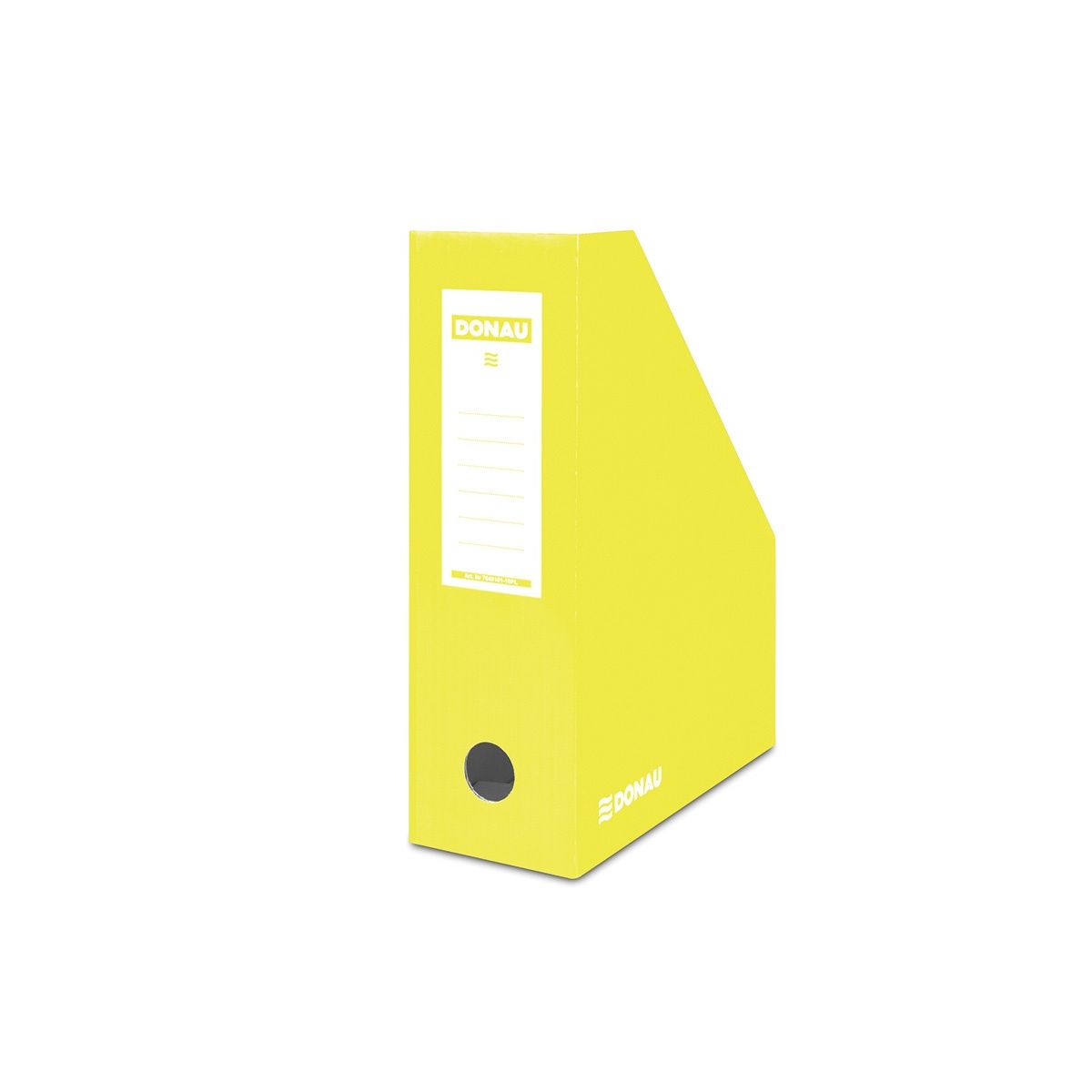 Pojemnik na dokumenty pionowy A4 żółty karton Donau (7648101-11FSC)