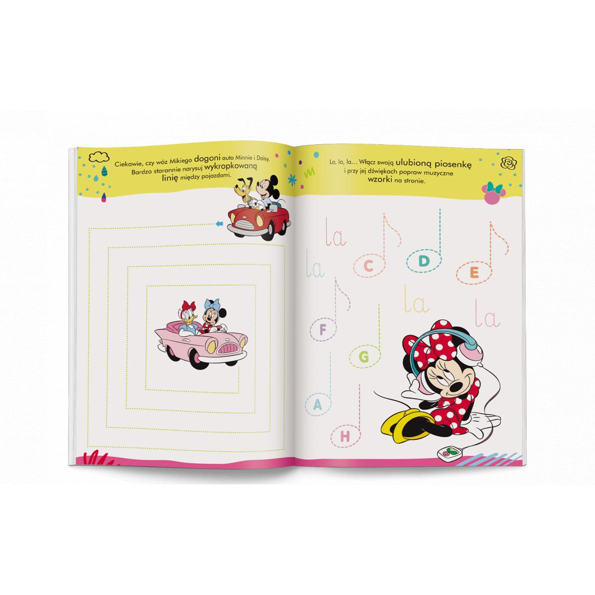 Książka dla dzieci Minnie. Szlaczki i Literki Ameet (SZN 9108)