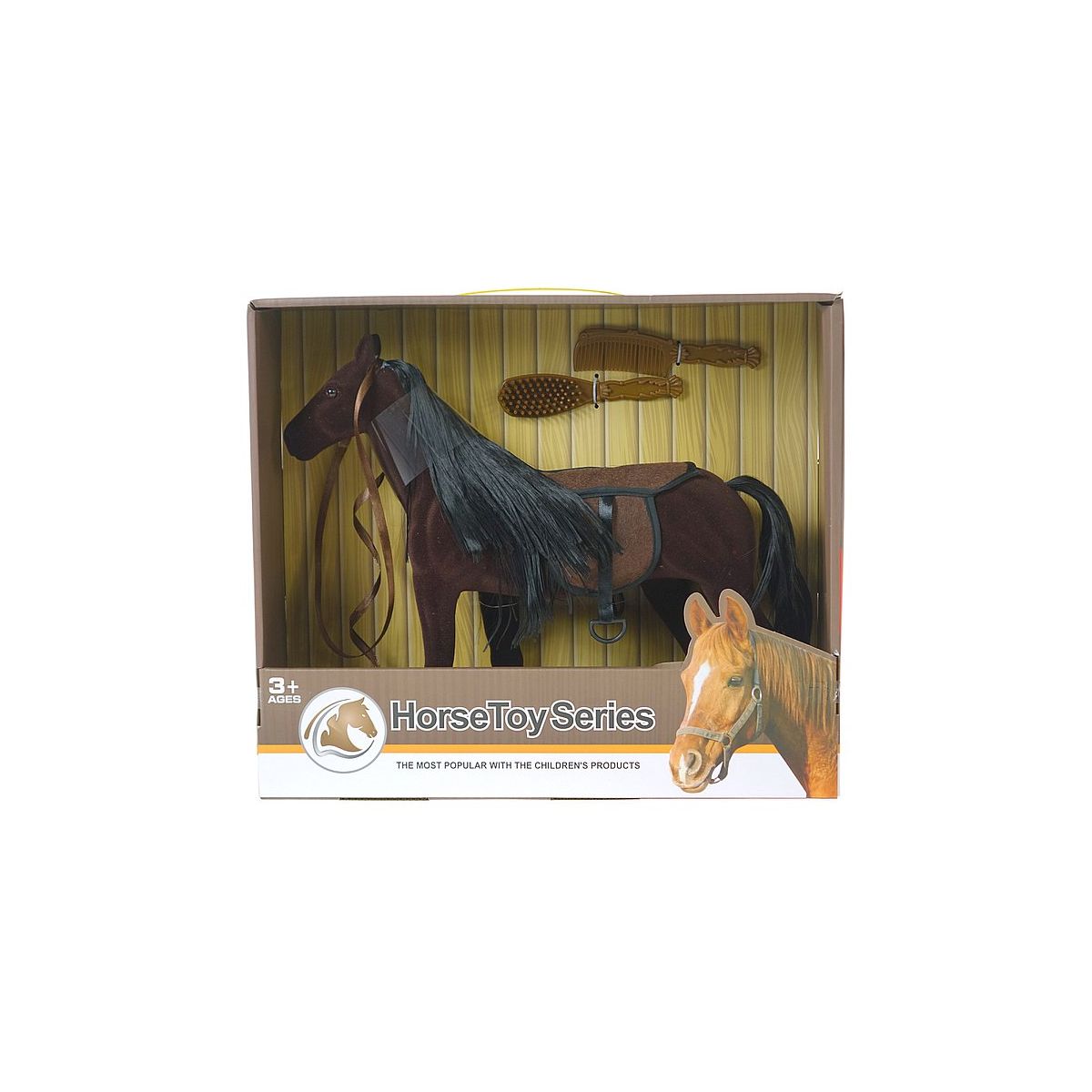 Figurka Adar koń z grzywą 40cm (586352)