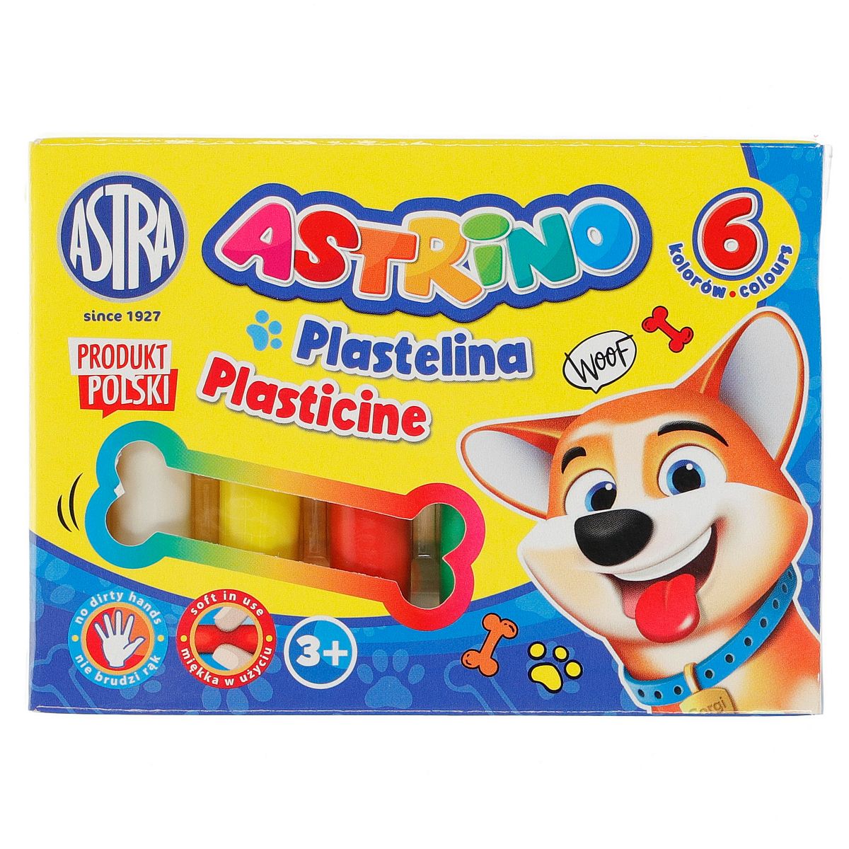 Plastelina Astrino 6 kol. mix (303221001)