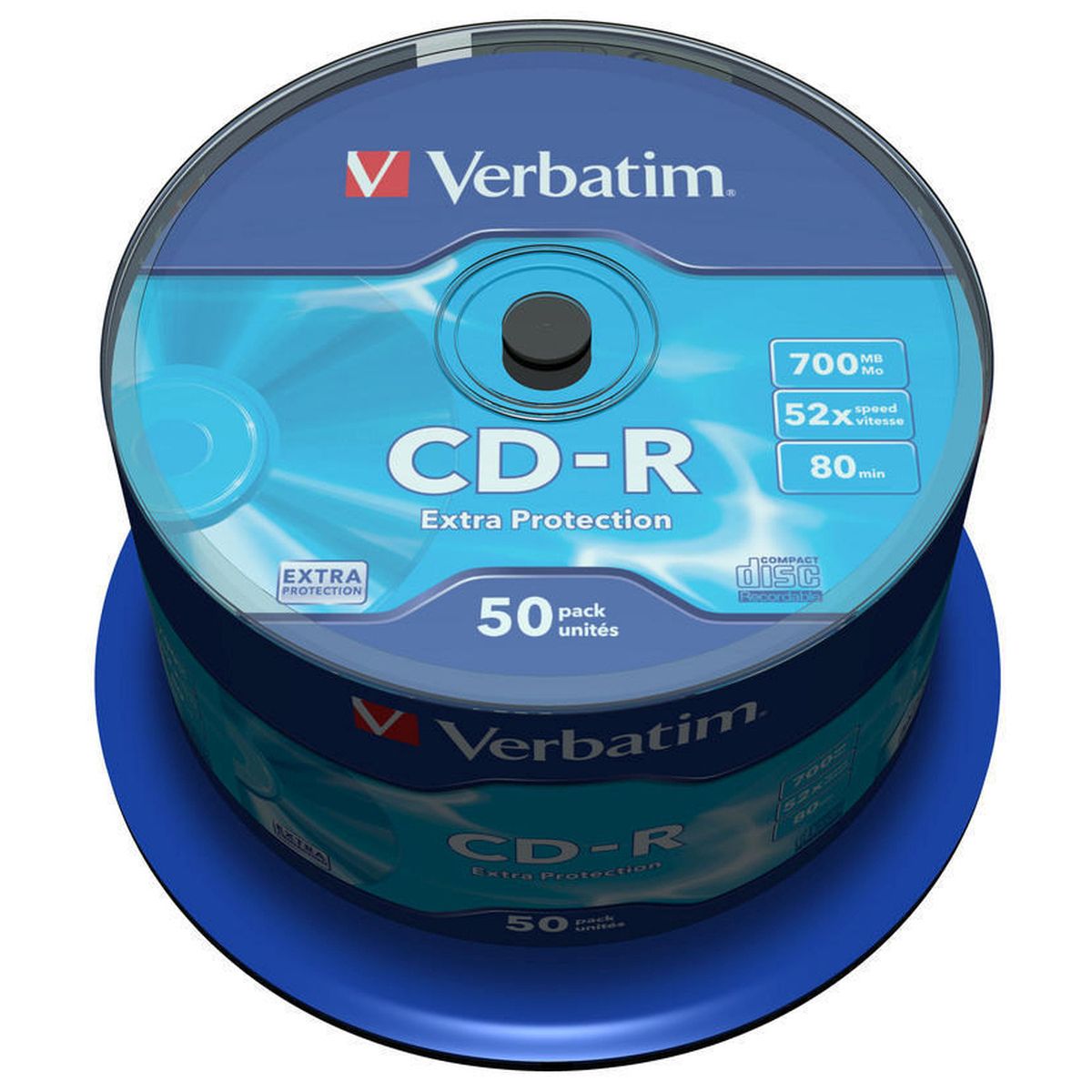 Płyta cd Verbatim CD-R cake 50 700MB x52 (43351)