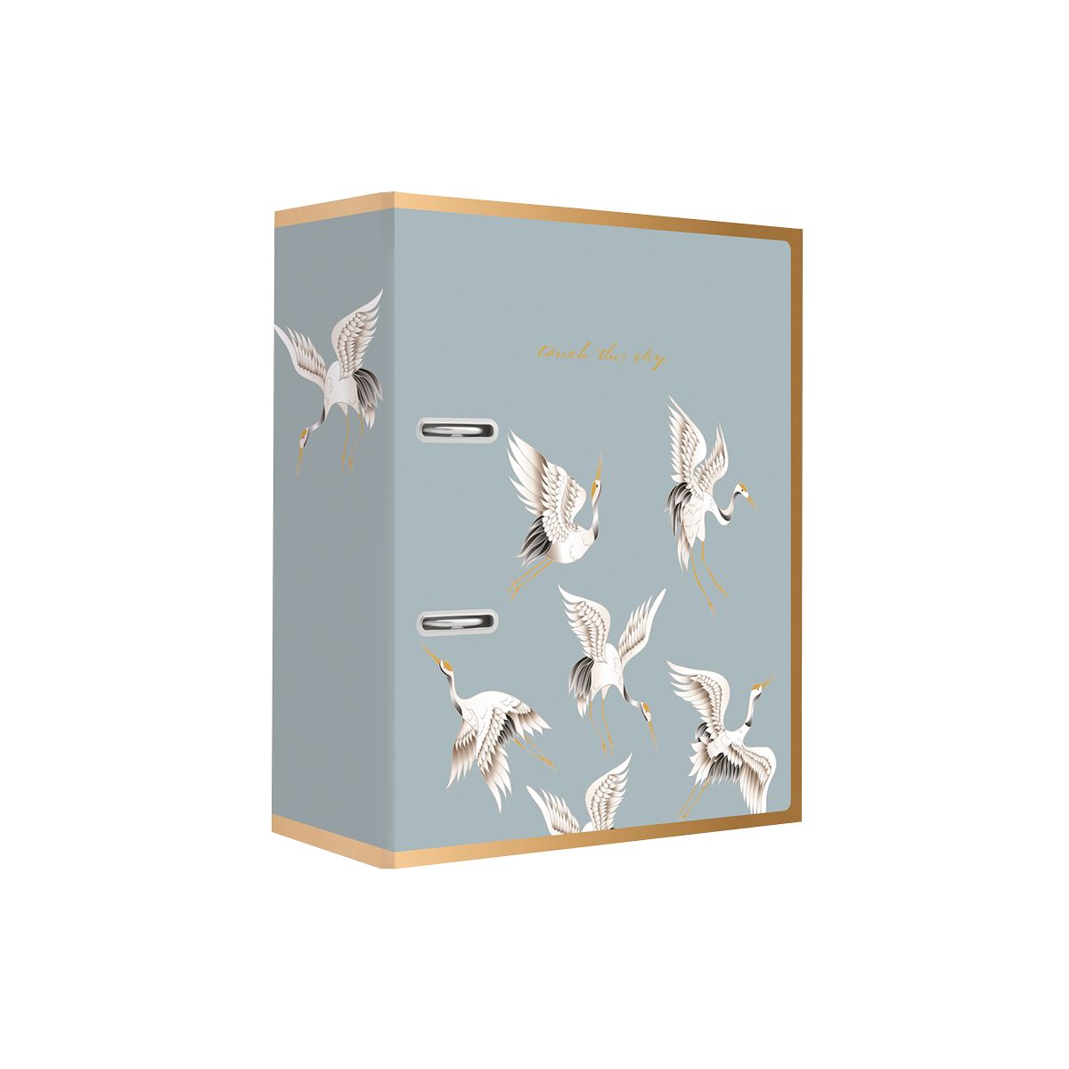 segregator A4 75 2R Dź SATIN GOLD BIRDS