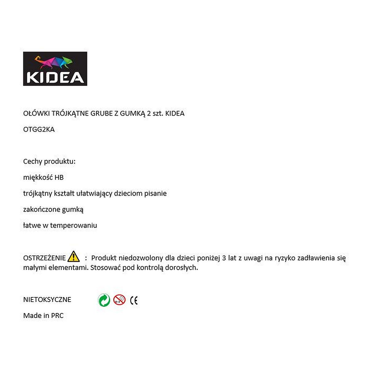 Ołówek Kidea KIDART (OTGG2KA)