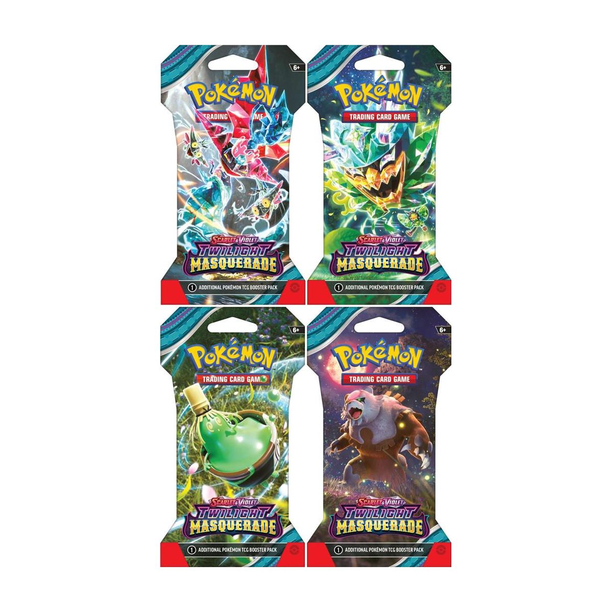 Karty Rebel Pokémon TCG: Scarlet & Violet - Twilight Masquerade - Sleeved Booster Box (189-85779)