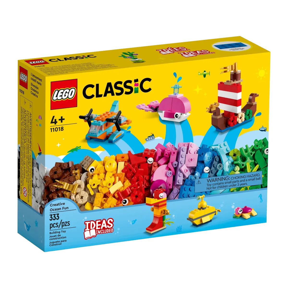 Klocki konstrukcyjne Lego Classic Kreatywna oceaniczna zabawa (11018)