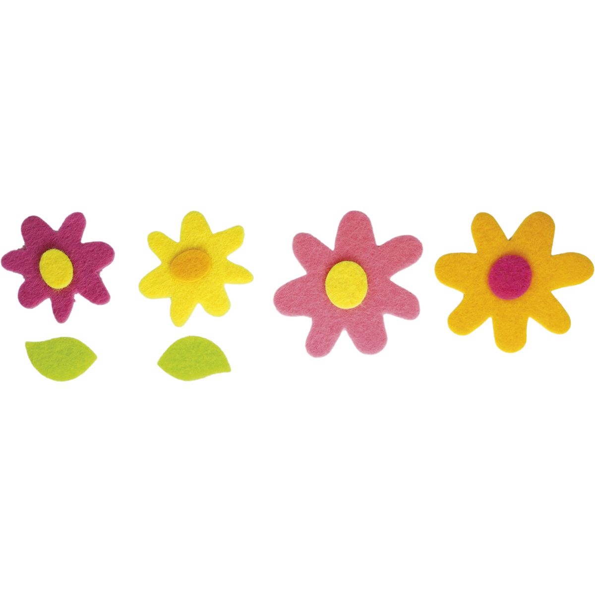 Naklejka (nalepka) Craft-Fun Series filcowe 3D kwiaty Titanum (7533)