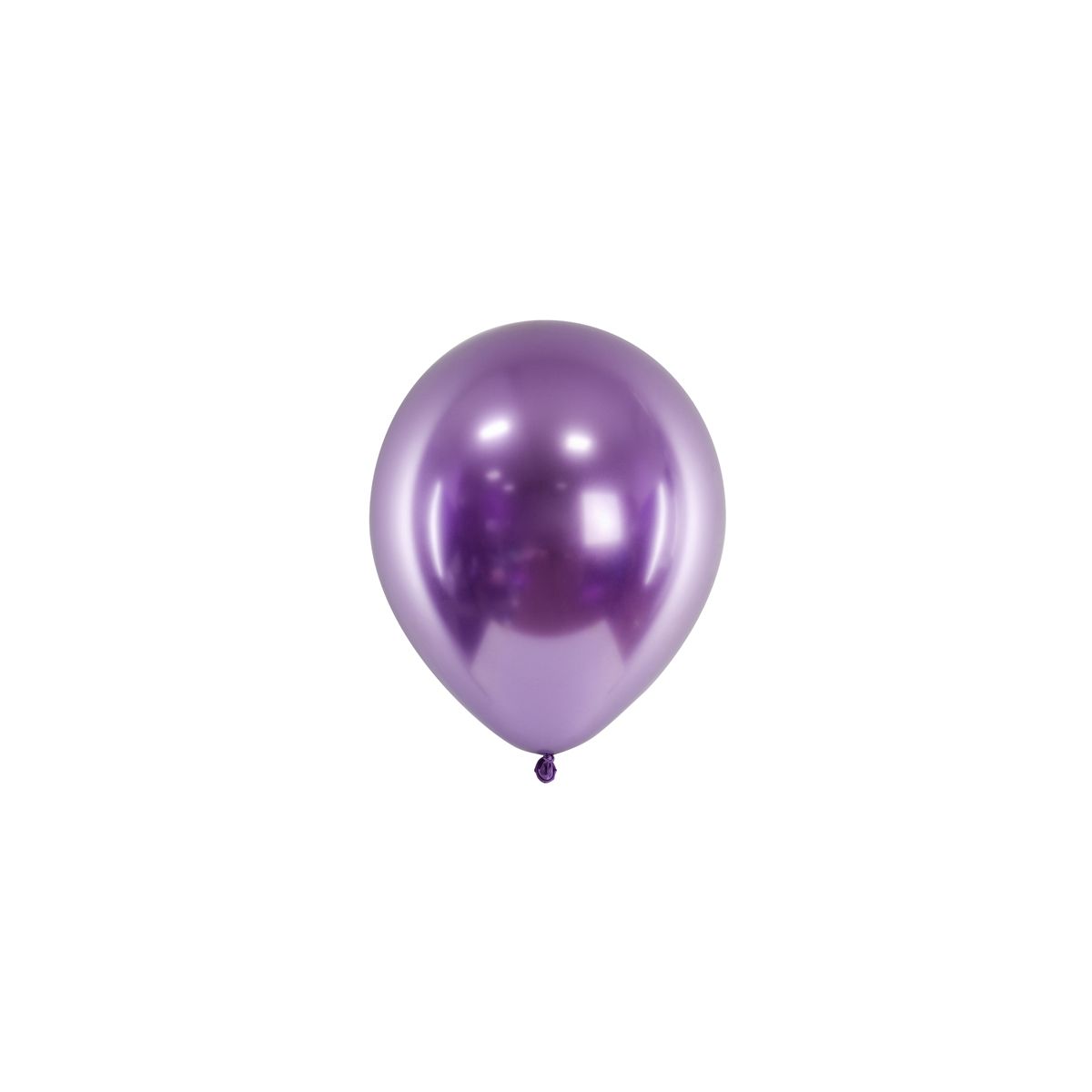 Balon gumowy Partydeco Metalizowane Glossy fioletowy 300mm (CHB1-014-50)