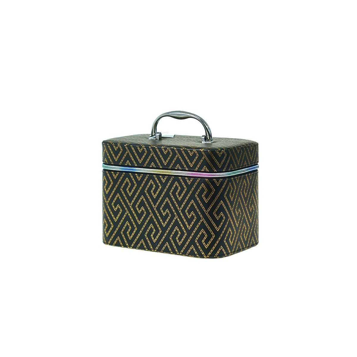 Kuferek L, walizka z lusterkiem, zapinany na zamek Adar (577596)