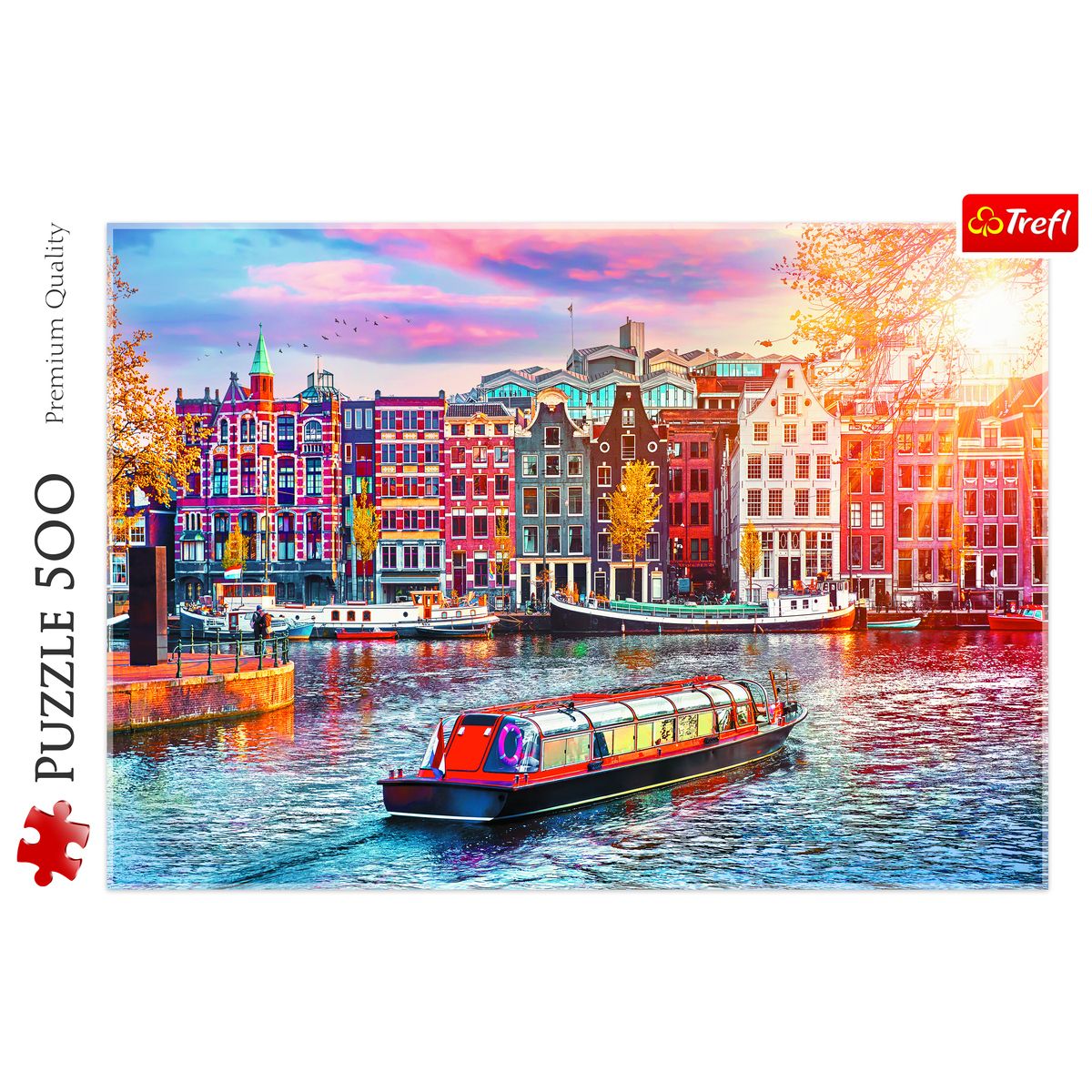 Puzzle Trefl Amsterdam, Holandia 500 el. (37428)