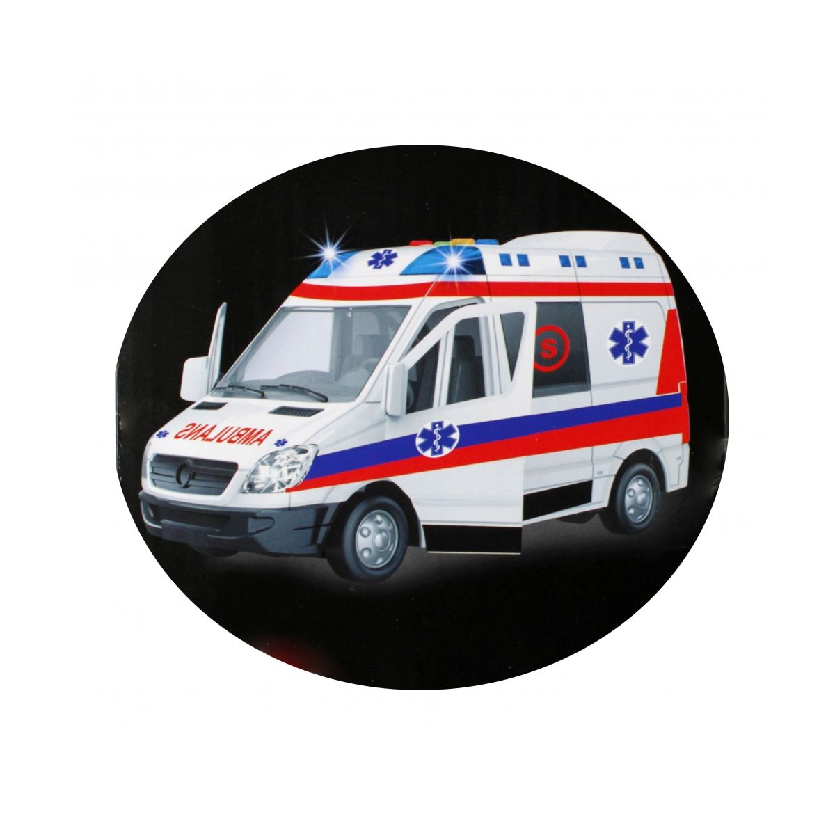 Ambulans 26cm światło i dźwięk Mega Creative (522124)