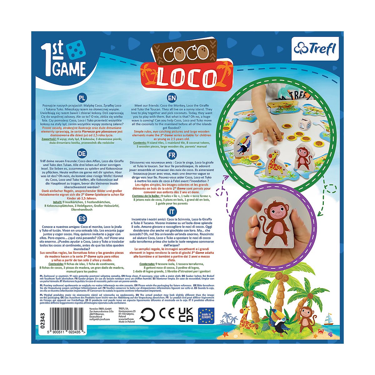 Gra strategiczna Trefl Coco Loco Coco Loco (02343)