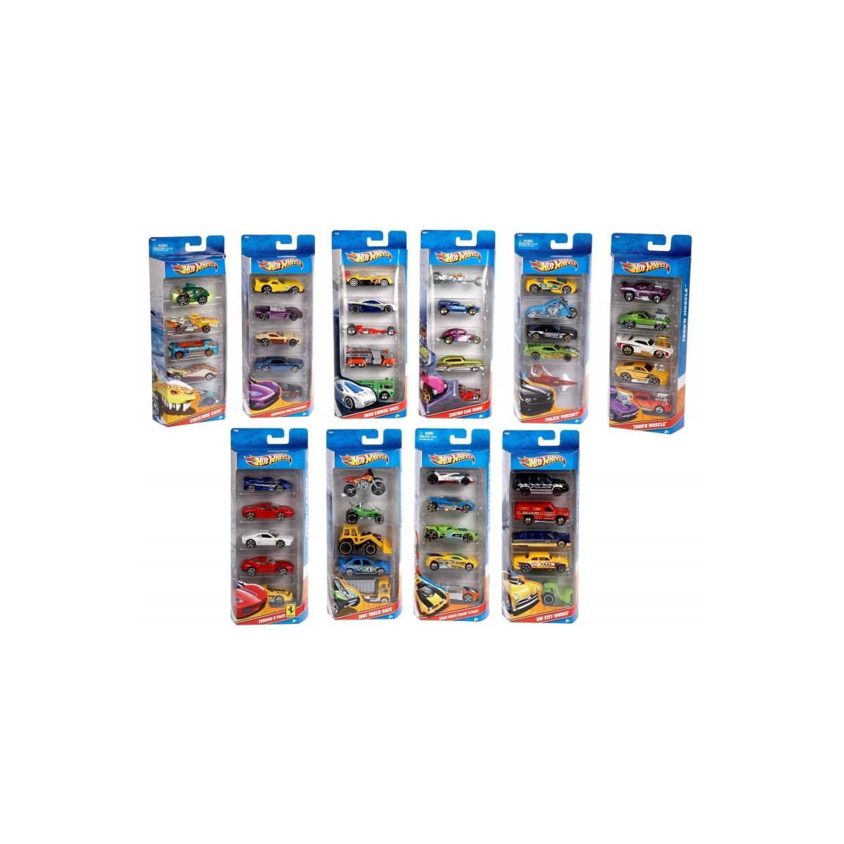 Samochód Hot Wheels kpl.5 szt. (W2638)