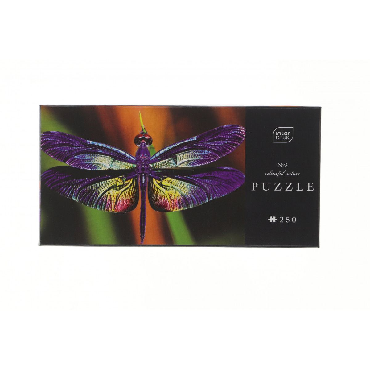 Puzzle Interdruk COLOURFUL NATURE 3 Dragonfly 5902277342010 250 el. (250 el)