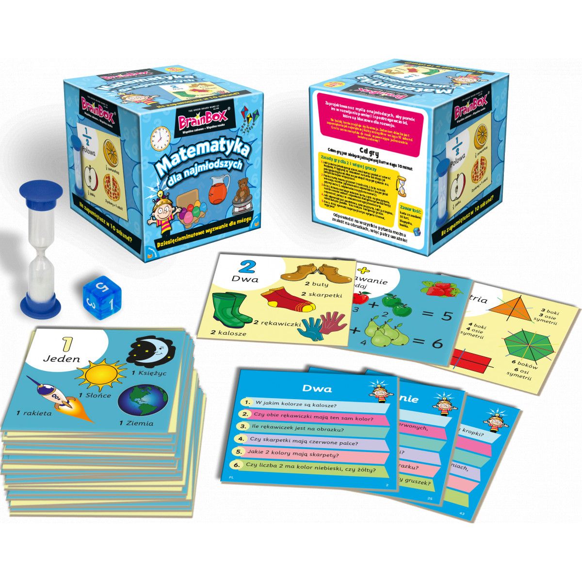 Gra edukacyjna Rebel BrainBox - matematyka dla najmłodzych (5902650615090)